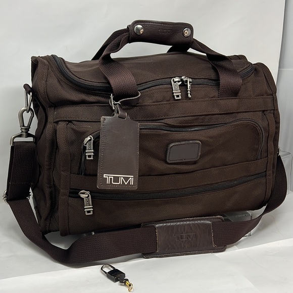 Tumi Bags Tumi Ballistic Nylon Brown Weekend Duffle Travel Shoulder